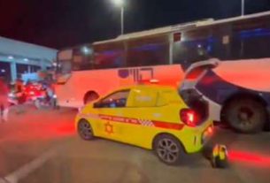 Un hombre dispara a un autobús en el sur de Jerusalén; hay cuatro heridos, entre ellos un niño de 12 años