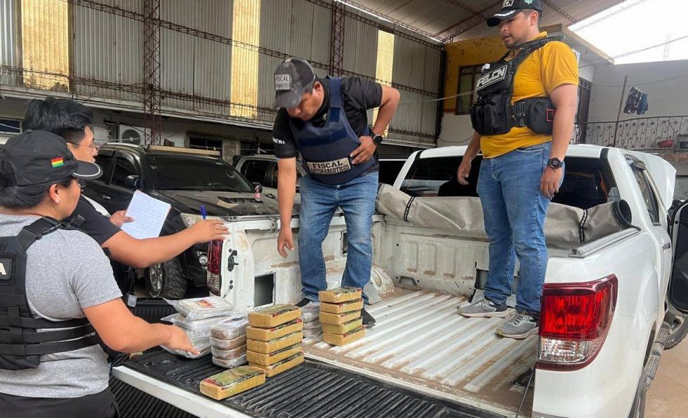 Santa Cruz: FELCN incautó 179,6 kilos de droga