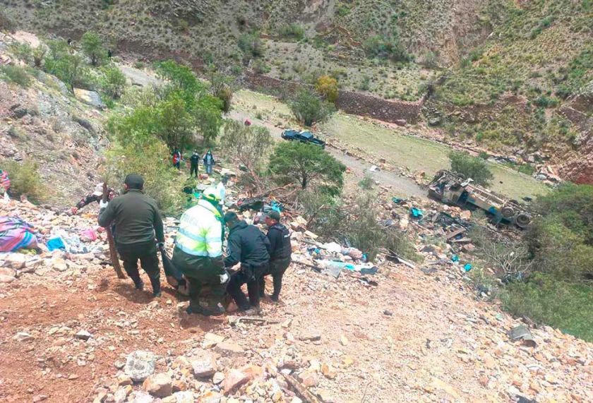 Siniestros accidentes de tránsito cobra la vida de 64 personas en Potosí