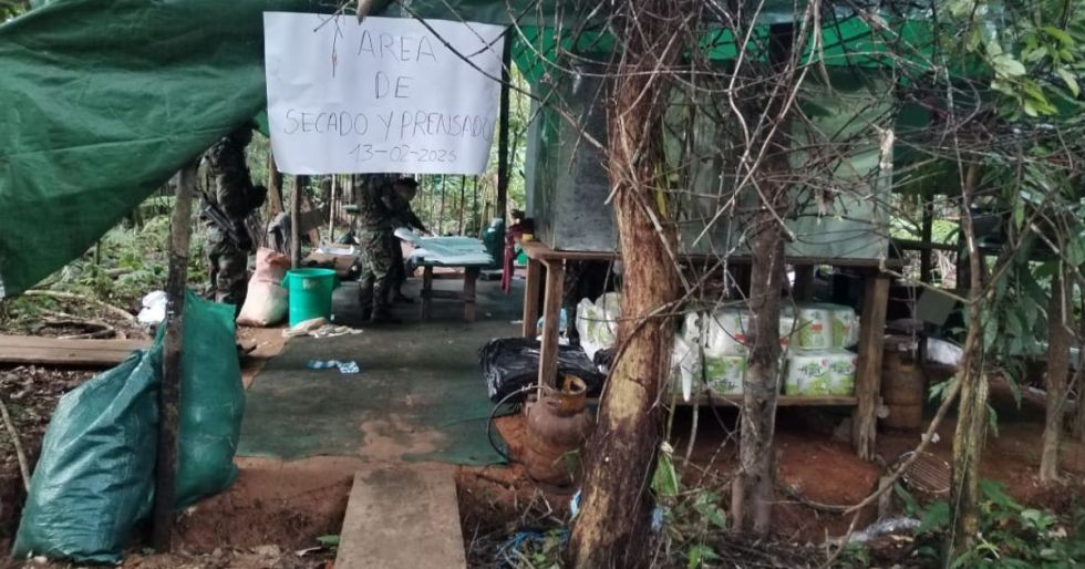 Desmantelan laboratorios de cocaína en el Trópico