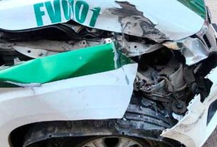 Potosí: Un parpadeo del conductor provoca un accidente