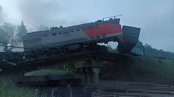 Siete muertos al derrumbarse dos puentes en Rusia
