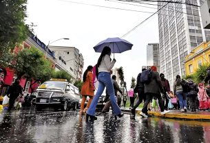 Las lluvias rompieron récords en La Paz