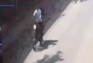 Atracos en distintas zonas cruceñas quedan grabados y son protagonizados por delincuentes en motos