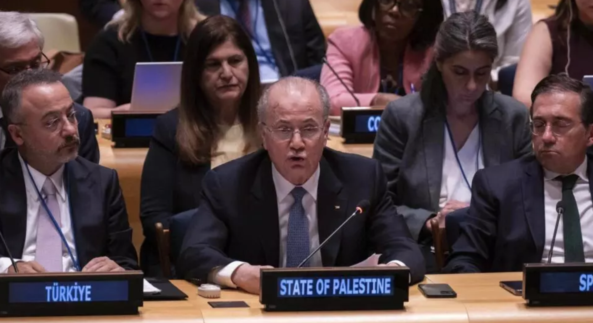 En Nueva York, 15 países occidentales llaman a reconocer al Estado palestino