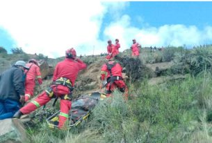 Una mujer pierde la vida en choque de volqueta en la carretera Potosí–Tarija